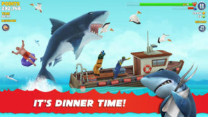 Hra na mobil Hungry Shark