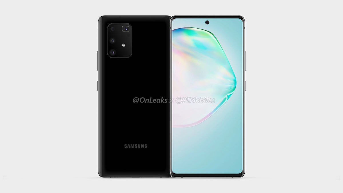 Samsung Galaxy A91 rendery