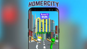 Hra na mobil Homer City