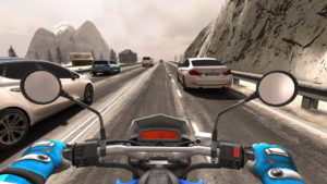 Hra na mobil Traffic Rider