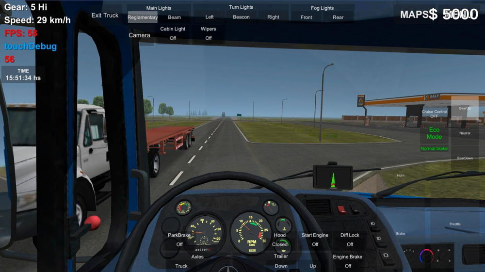 Hra na mobil Grand Truck Simulator 2