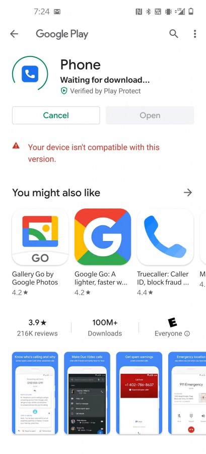 Google Phone App