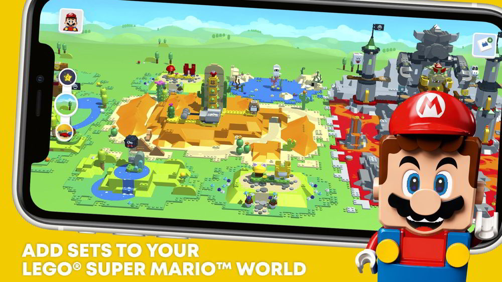 Aplikace na mobil LEGO® Super Mario