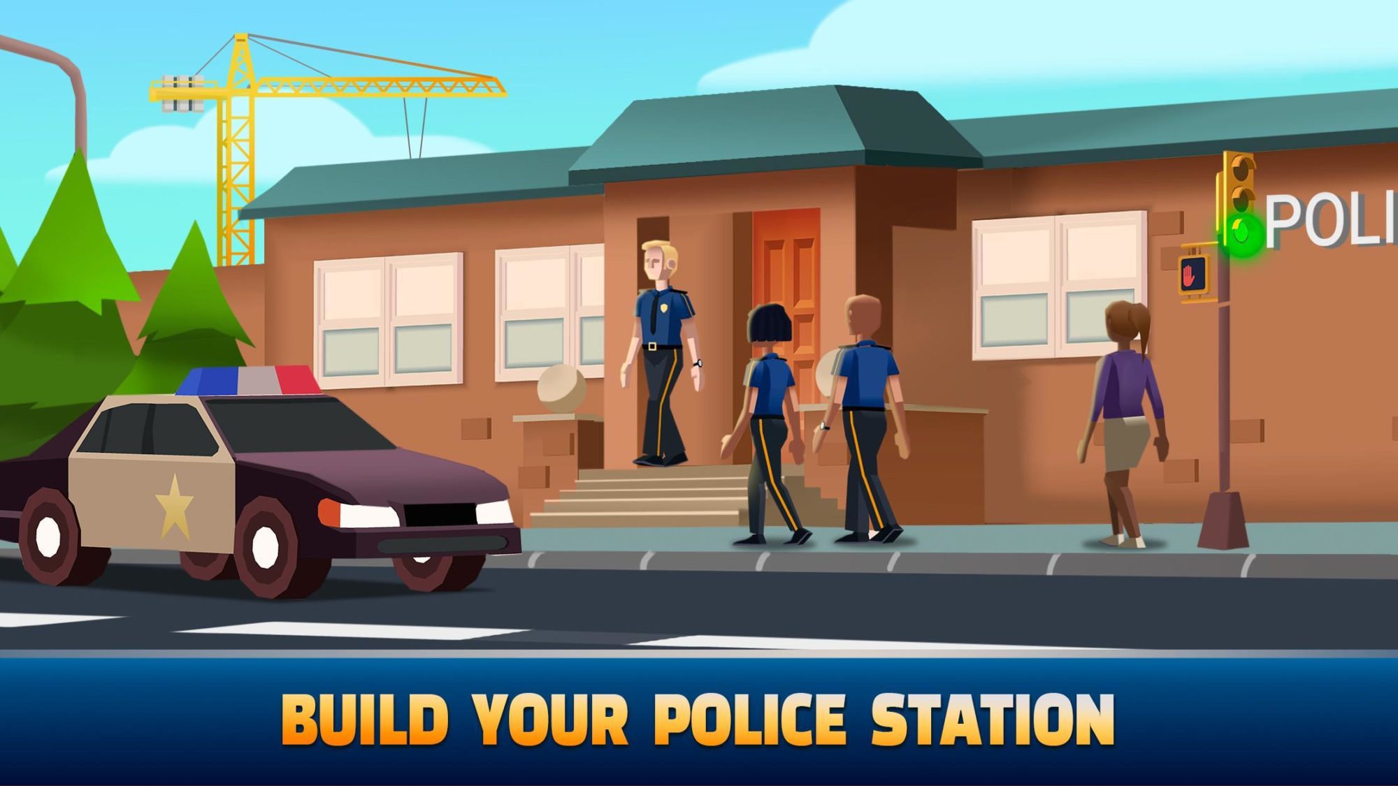 Hra na mobil Idle Police Tycoon