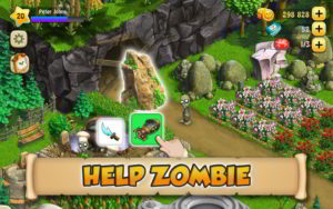Hra na mobil Zombie Castaways