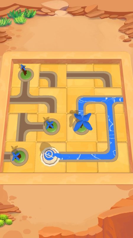 Hra na mobil Water Connect Puzzle