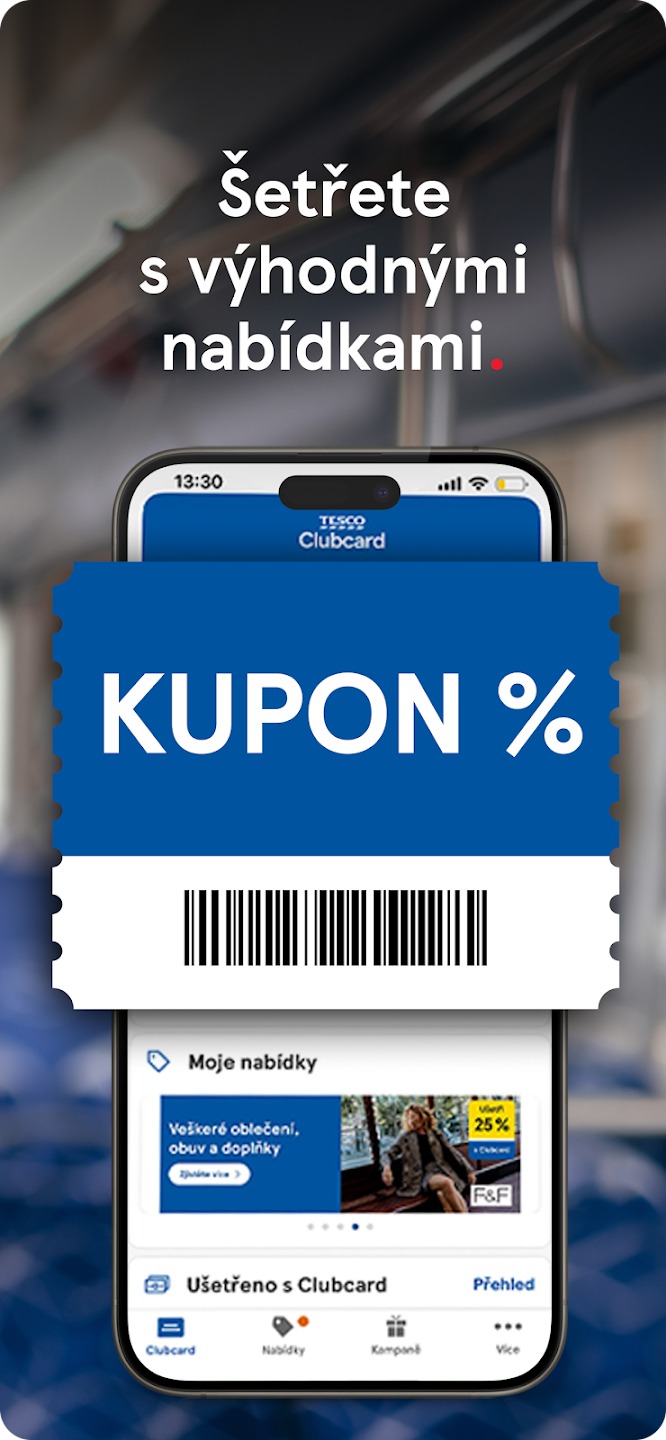 Tesco Clubcard - věrnostní aplikace