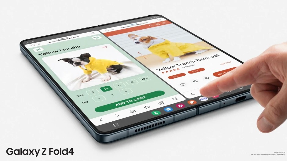 Skládací telefon a graf růstu trhu skládaných telefonů do roku 2027