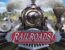 Screenshot ze hry Sid Meier's Railroads zobrazující železniční systém, vlaky a budovy