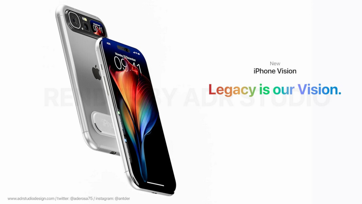 Design studio creates iPhone Vision based on Vision Pro spatial computer