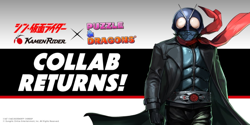 Nové spolupráce Puzzle & Dragons a Kamen Rider: Nebezpečí od Shockeru!