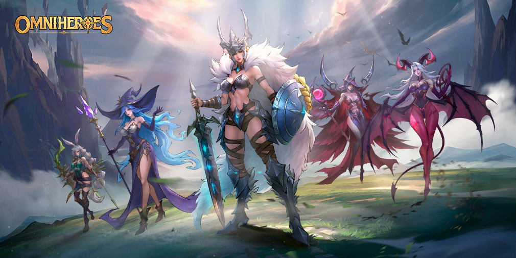 Omniheroes: Předobjednávka otevřena pro nový fantasy RPG pro iOS a Android!