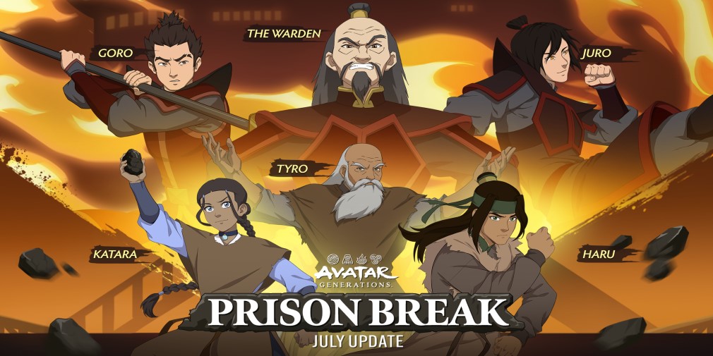 "Přichází chaotický Prison Break Update pro mobilní RPG Avatar Generations"