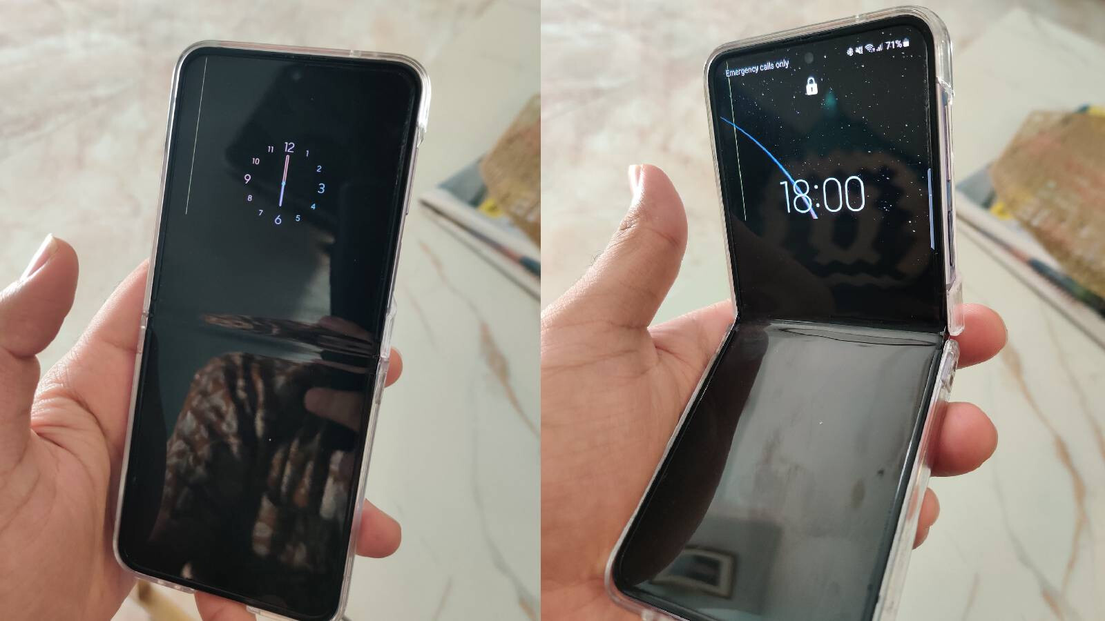 Vlastník Galaxy Z Flip 4 hlásí poruchu displeje bez zjevné příčiny