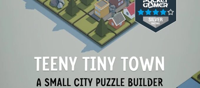 Vytvořte své město: Zahrajte si Teeny Tiny Town a vytvořte si vlastní plán a architekturu města!