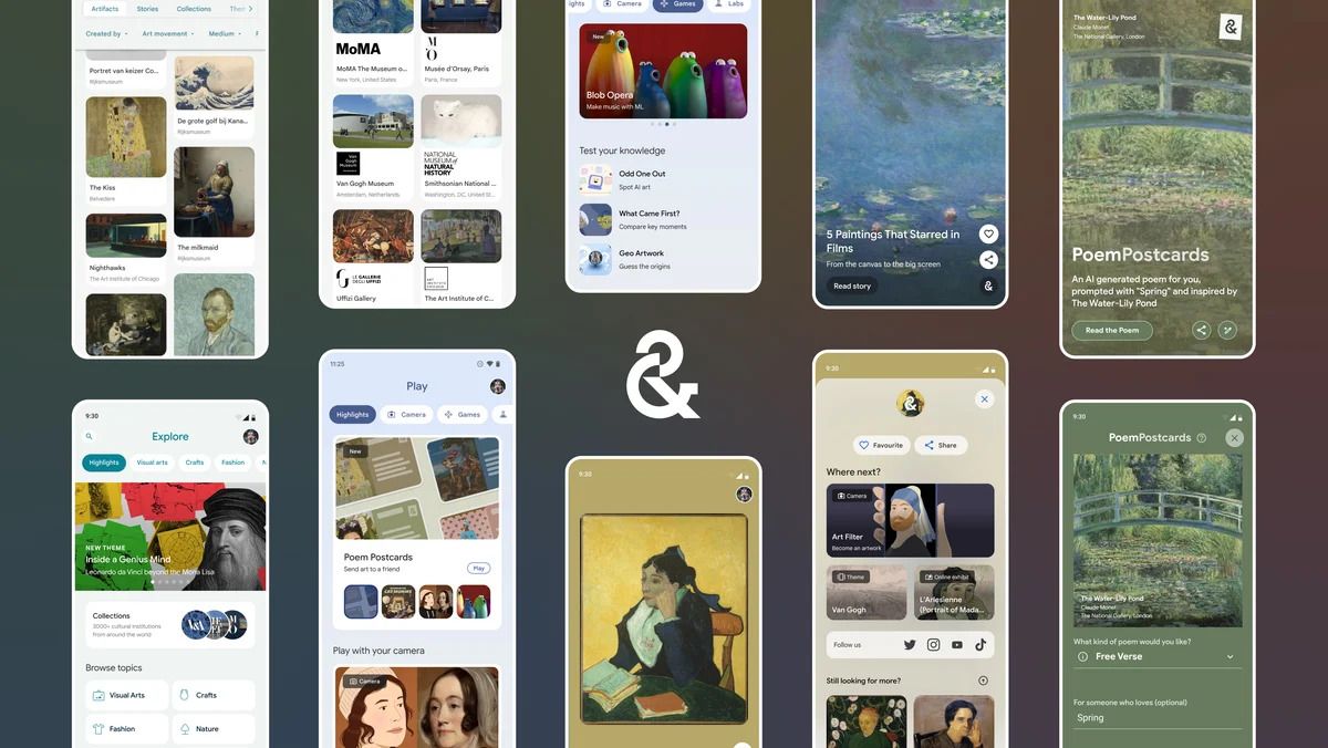 Google Arts & Culture představuje novinky: nový vzhled a funkce