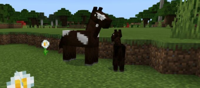 Jak chovat a používat koně v Minecraftu