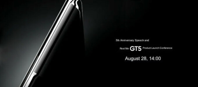 Realme potvrzuje příchod svého nového vlajkového modelu GT5 v Číně 28. srpna