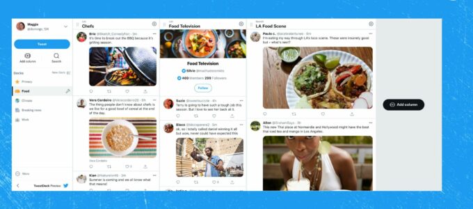 Tweetdeck už není zdarma: jeho nový režim přehledně popsaný.