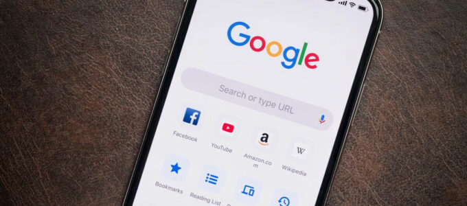 URL adresa v Chrome pro iOS je možné přesunout na spodní část obrazovky