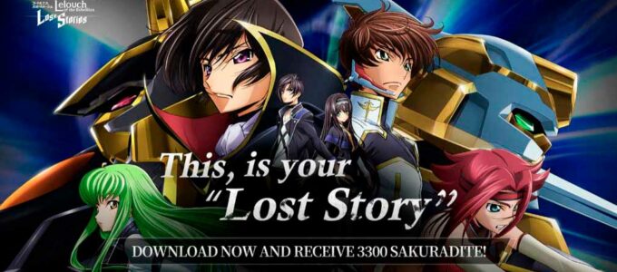 Code Geass: Lost Stories - Oficiální spuštění RPG se slavnými postavami z anime!