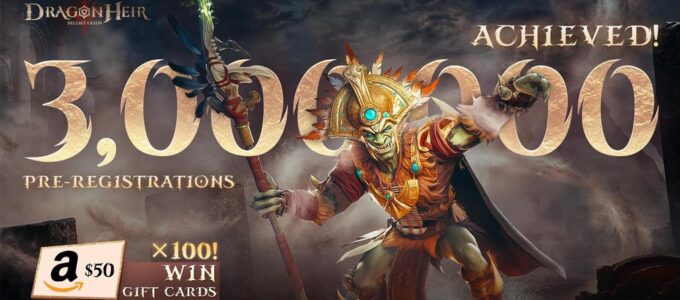 Dragonheir: Silent Gods dosáhlo 3 milionů předregistrací před oficiálním startem