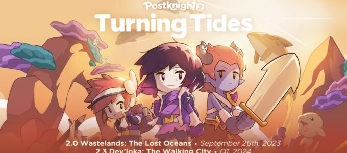 Nová aktualizace Turning Tides ve hře Postknight 2 přináší nové oblasti a nepřátele