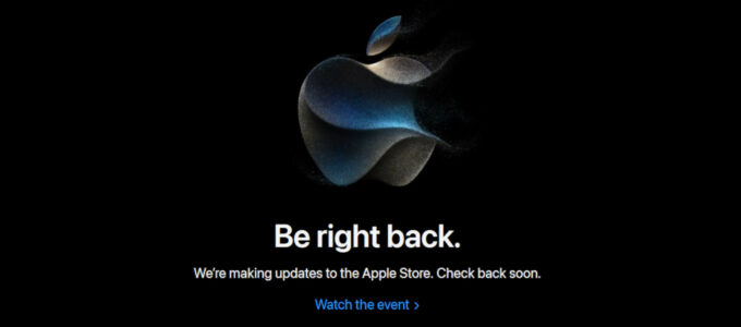 Online Apple Store deaktivován před událostí iPhone 15