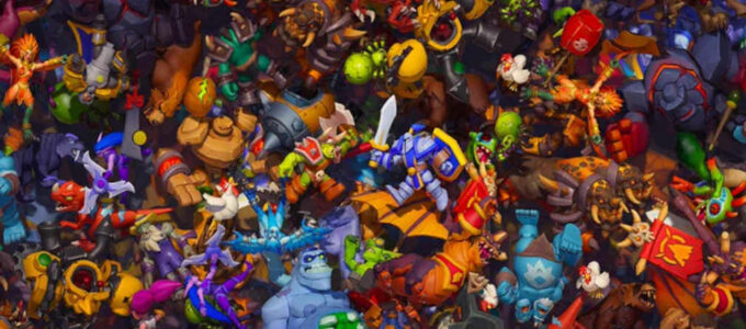 "Přivítejte se ve světě Warcraft Rumble, kde probíhají epické bitvy mezi hrdiny a zločinci!"