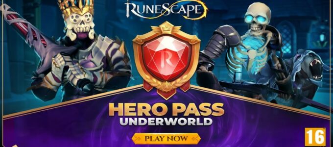 RuneScape přidává nový update s Hero Passem - získávej mocné předměty a další výhody!