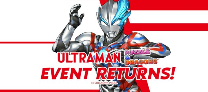 Ultraman a jeho přátelé se vracejí do hry Puzzle & Dragons, aby zachránili Zemi před kaiju monstry