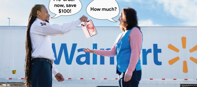 Walmart umožňuje předobjednat iPhone 15 s mobilním tarifem a získat slevu 100 dolarů na jakýkoli vybraný model.