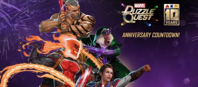 10. Věnujte 10. výročí Marvel Puzzle Quest s dárky a novým protivníkem!