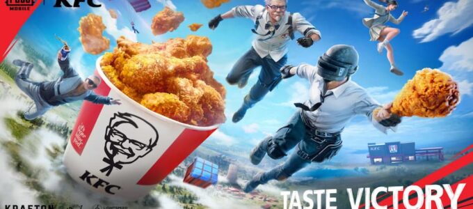 KFC a PUBG Mobile spolupracují na exkluzivní události - Získejte tematické předměty v KFC restauracích v PUBG Mobile!