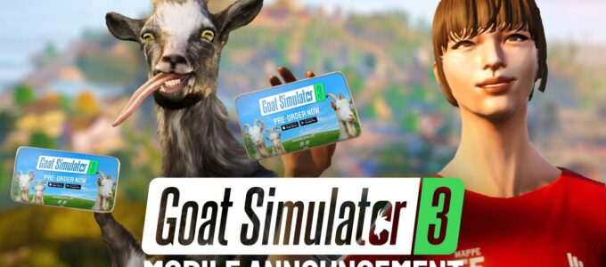 Předobjednej si Goat Simulator 3 na Google Play a zažij velký chaos s kozami