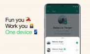 WhatsApp na Androidu nyní umožňuje používat dva účty na jednom telefonu