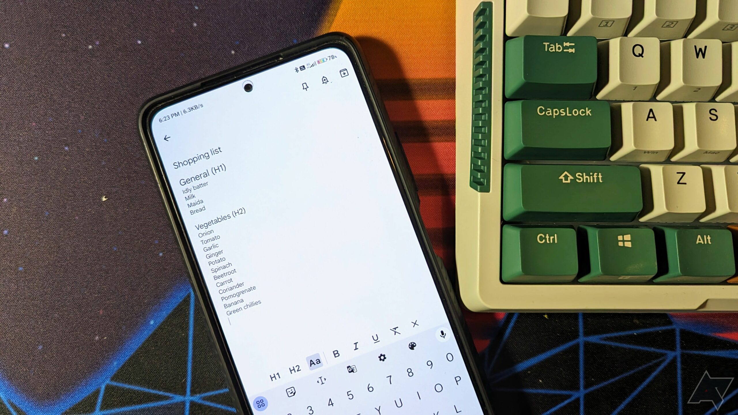 Google Keep dostává aktualizaci s možností formátování textu