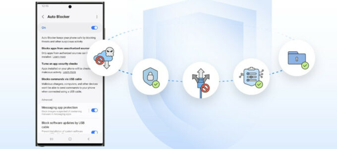 Samsung představuje Auto Blocker, nový bezpečnostní nástroj pro všechna zařízení Galaxy kompatibilní s One UI 6.