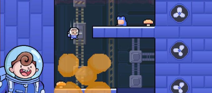 "Space Intern: Retro platformer zasazený do vesmírného světa plného alienů a vyčerpaných spolupracovníků"