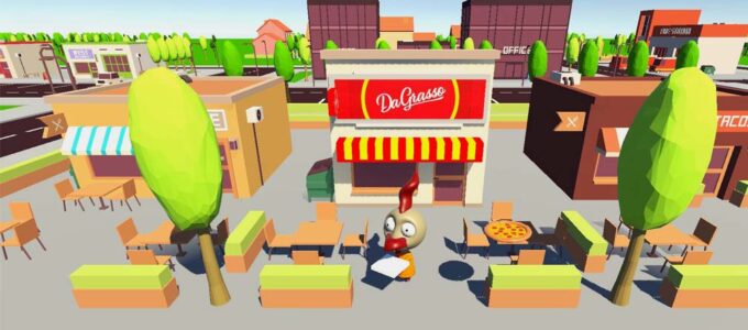 "Trefl S.A. představuje 3D mobilní hru The Cheese Chase, ve které se stanete rozvážečem pizzy v rušném Treflik City"
