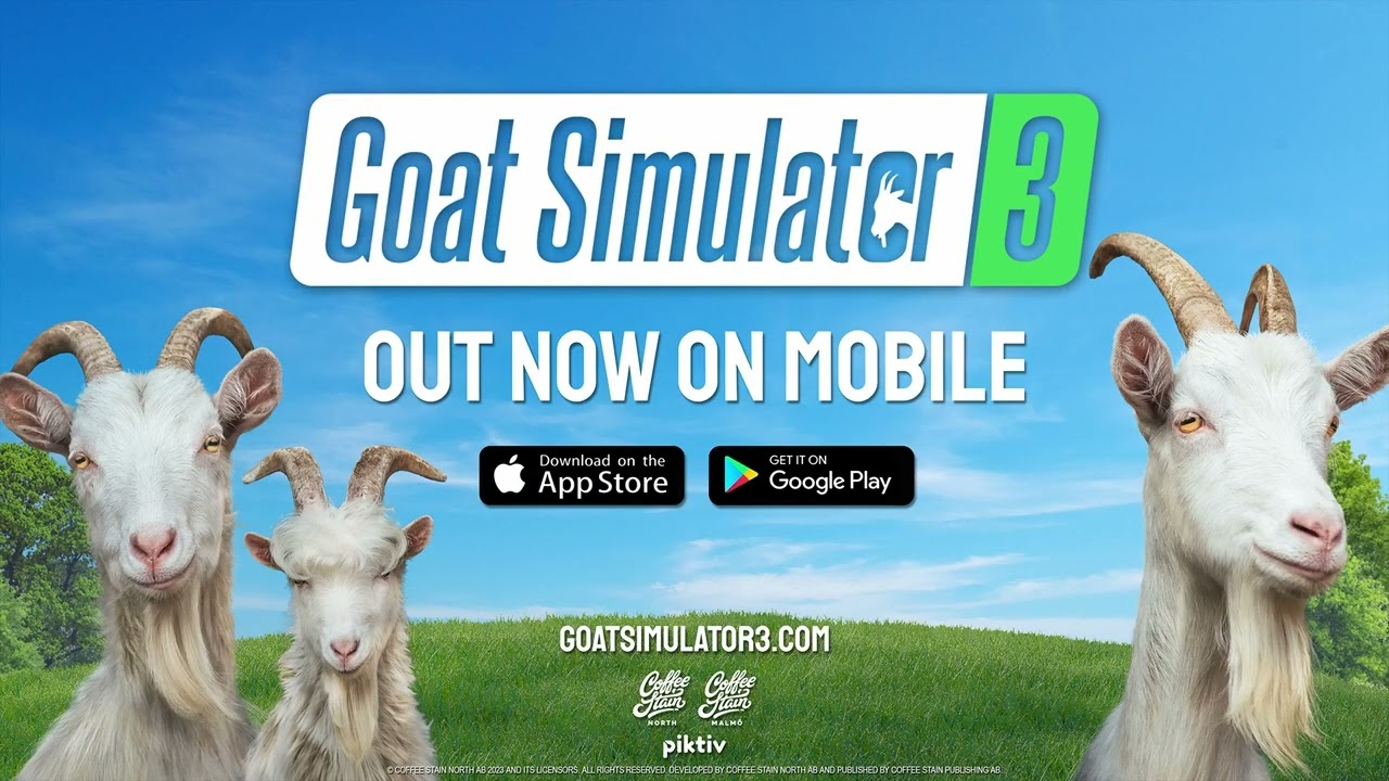 Goat Simulator 3 Mobile - Buďte kozou a páchájte zlo!