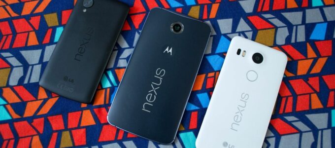 Každý Google Nexus telefon - zpětný pohled