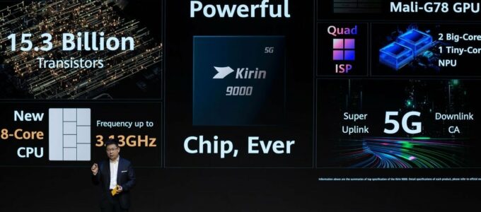 Kirin 9000 je na grafiku a energetickou účinnost lepší než nový Kirin 9000s.