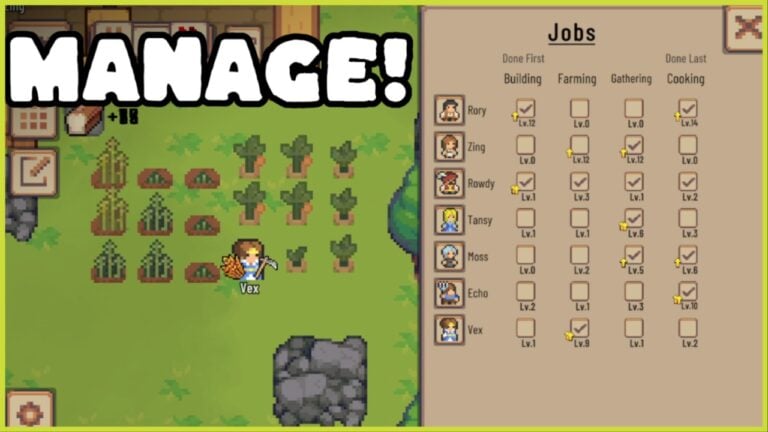 Nová indie hra Little Village: Pixelová farma inspirovaná RimWorldem