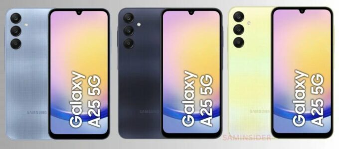 Odhalena nová fotka připravovaného cenově dostupného 5G smartphone od Samsungu, Galaxy A25.