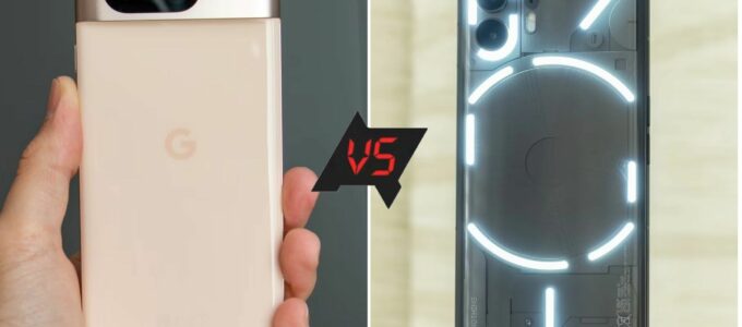 Google Pixel 8 vs. Nothing Phone 2: Souboj unikátních identit