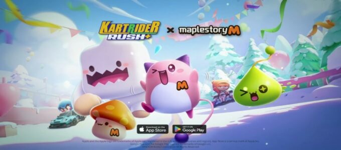 KartRider Rush+ spolupracuje s MapleStory M v nejnovější aktualizaci!