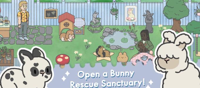"Bunny Haven: Předregistrace pro péči o zachráněné králíky!"