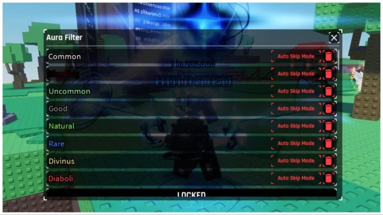 Jak funguje Sols RNG Aura filtr a stojí za to ho použít?