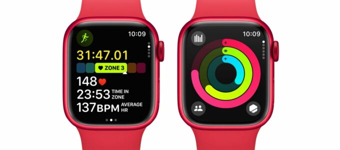 Nový model Apple Watch Series 9 s mobilním připojením levněji než varianta pouze s GPS na Amazonu